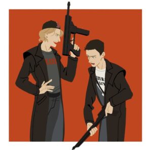 Рисунок фанатки Эрика и Дилана