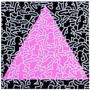 Кит Харинг — «‎Тишина = Смерть», 1989